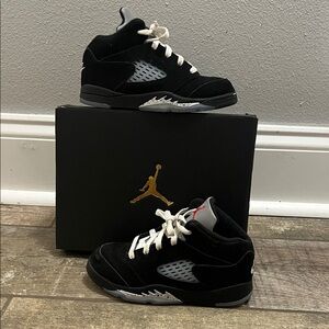 2025 Air Jordan 5 Retro OG TD 'Black Metallic Reimagined size 10c